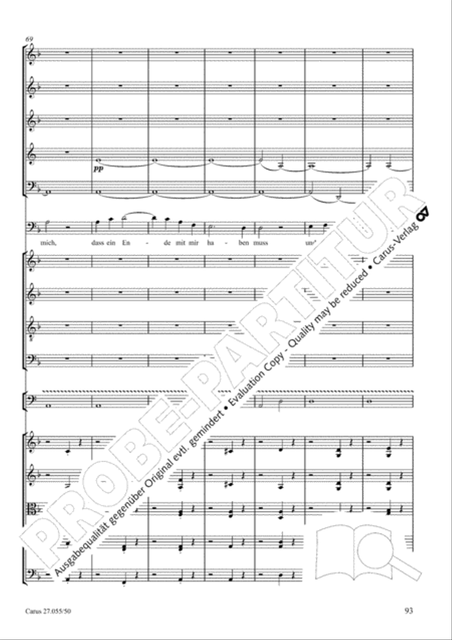 Ein Deutsches Requiem (German Requiem) 4-Part scores gallery preview page 100