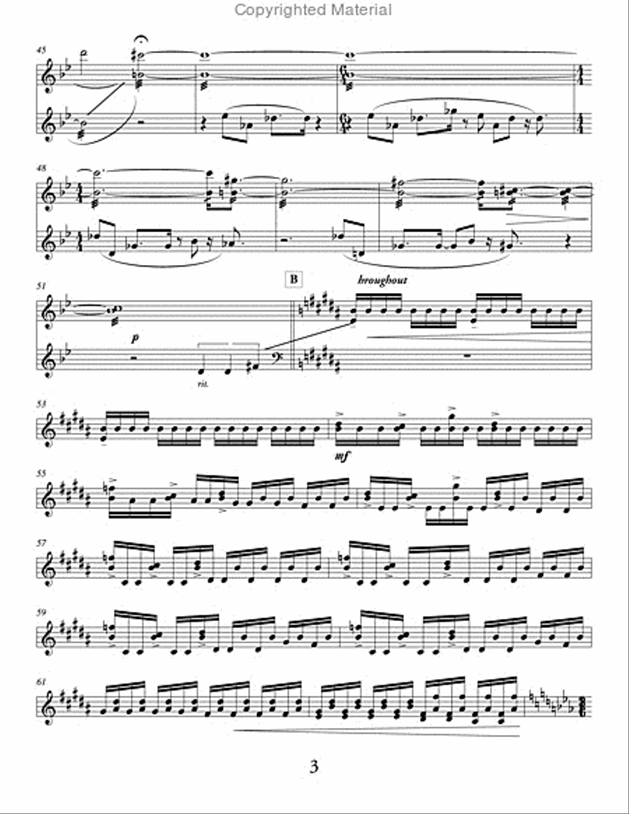 First Reflection Percussion Ensemble scores gallery preview page 4
