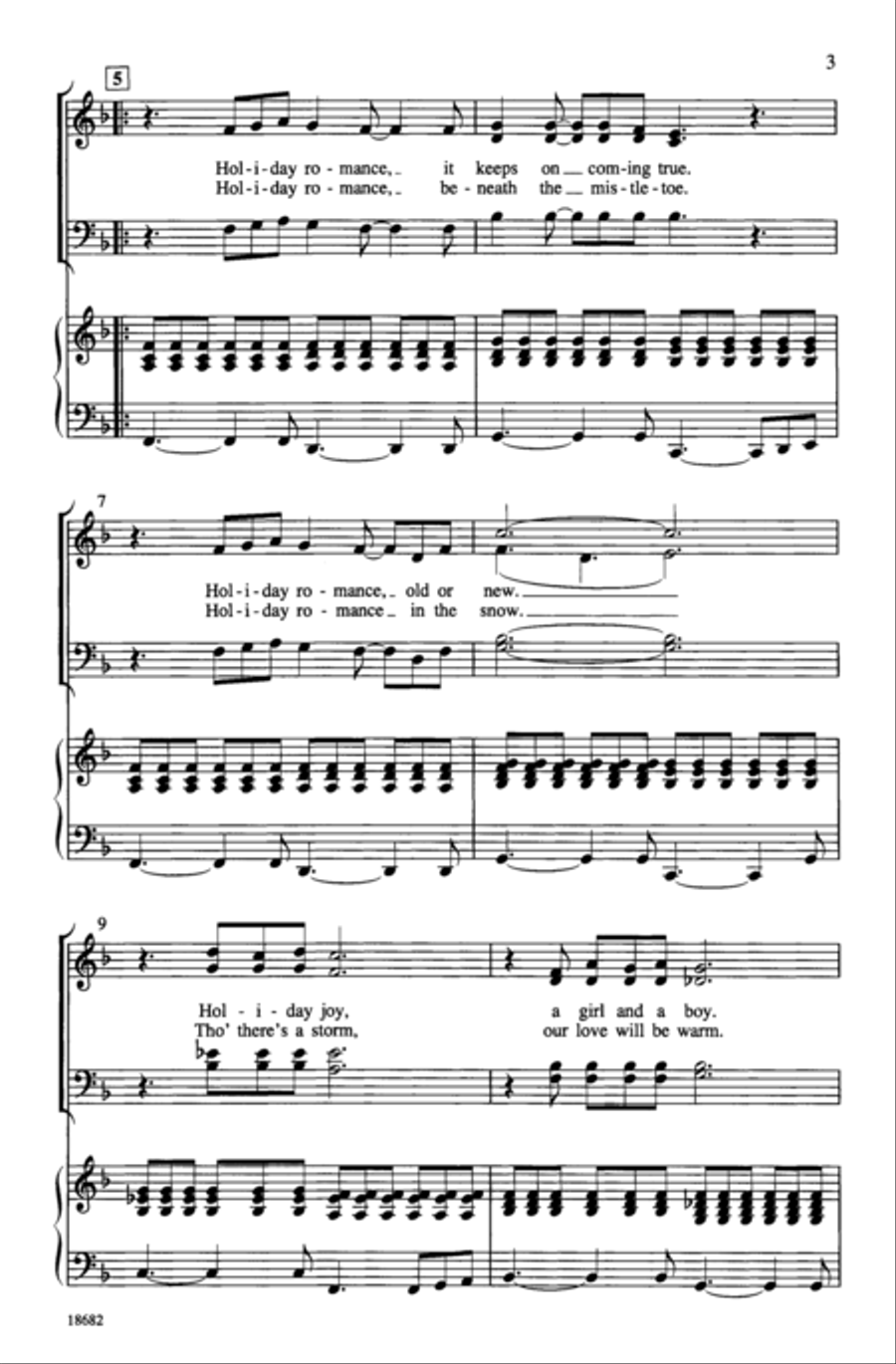 Holiday Romance Holiday Romance 4-Part scores gallery preview page 3