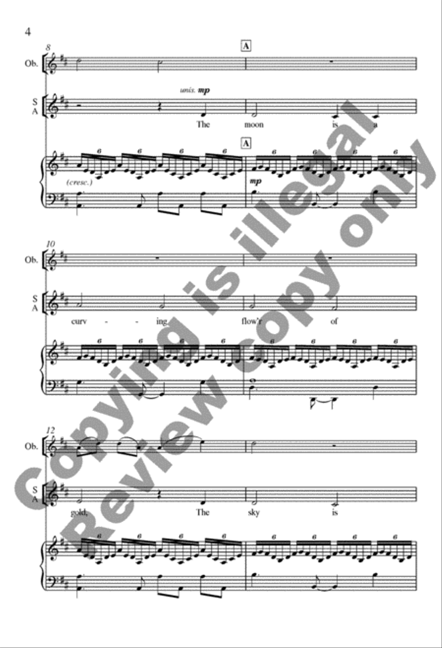 And I For You from For a Breath of Ecstasy 4-Part scores gallery preview page 4