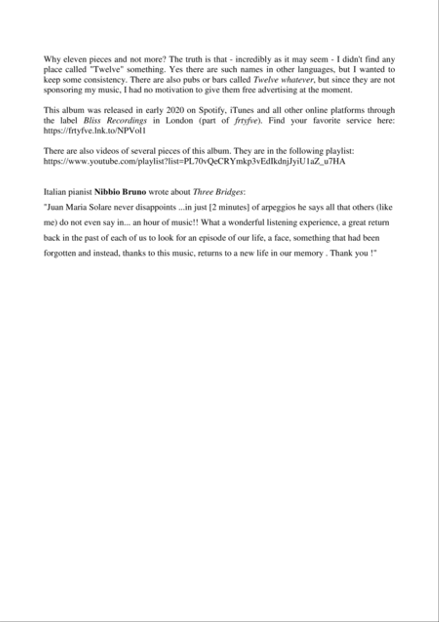 Numbered Places [11 pieces for piano solo] Piano Solo scores gallery preview page 4