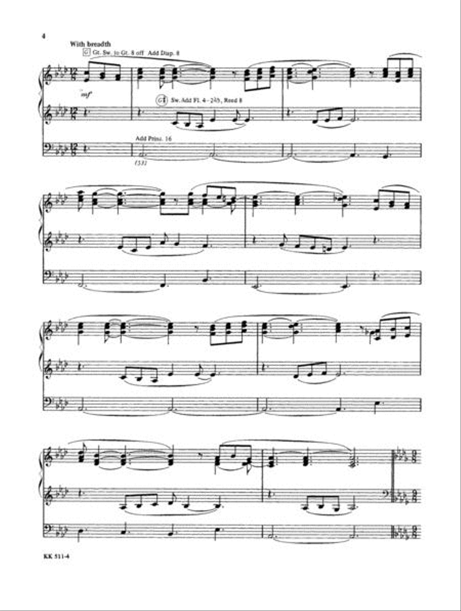 Grand Old Gospel Organ Solo scores gallery preview page 4