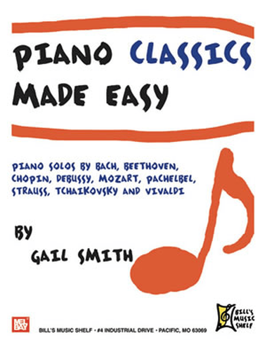 Piano Classics Made Easy Piano Classics Made Easy Easy Piano scores gallery preview page 1