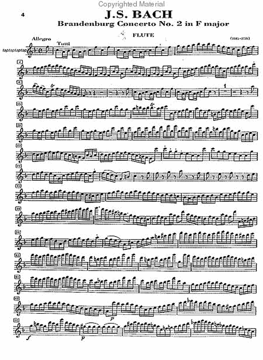 Brandenburgisches Konzert Nr. 2 f. Fl. <B>Haydn, Joseph</B> - Floten-Konzert D-Dur (+CD) image number null