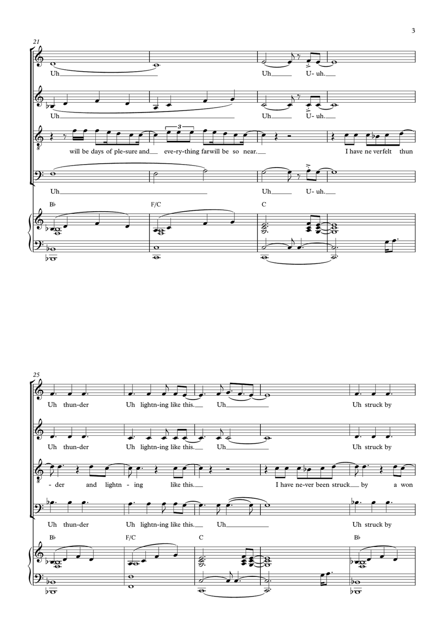 Ich Kenn Nichts 4-Part scores gallery preview page 3