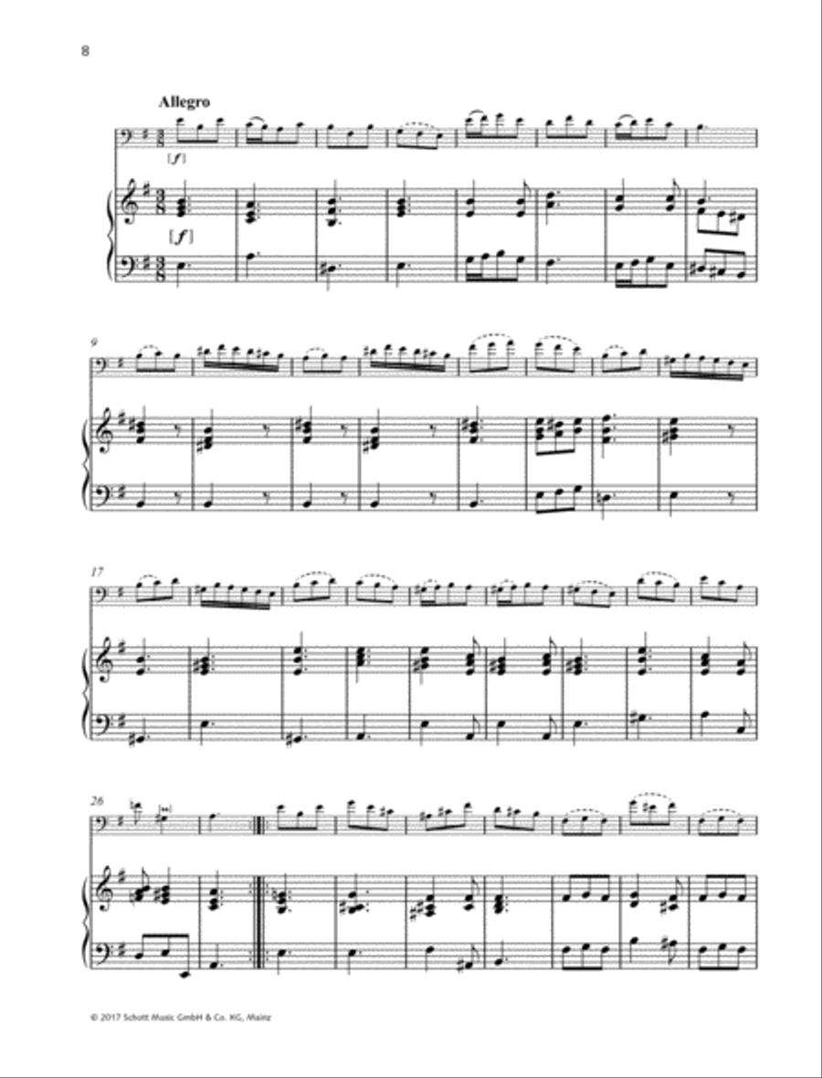 Sonata E minor Sonata E minor Piano Accompaniment scores gallery preview page 5