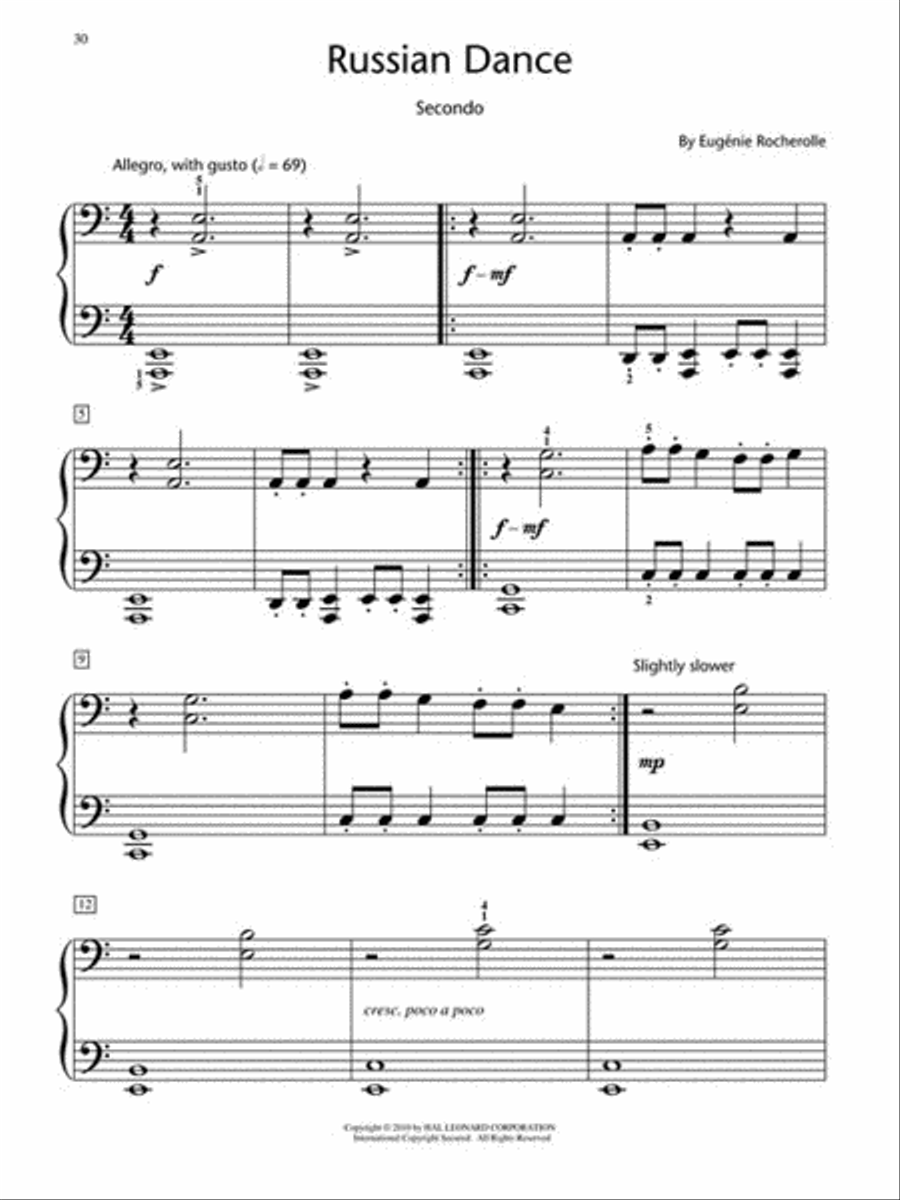 Tour for Two Piano Method scores gallery preview page 4