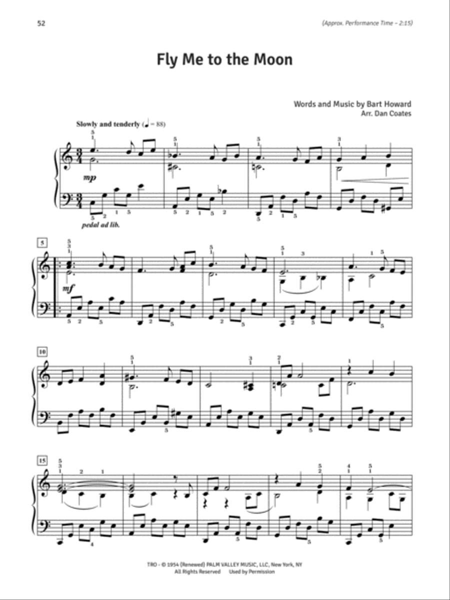 The Professional Pianist -- Solos for Weddings Piano Solo scores gallery preview page 4