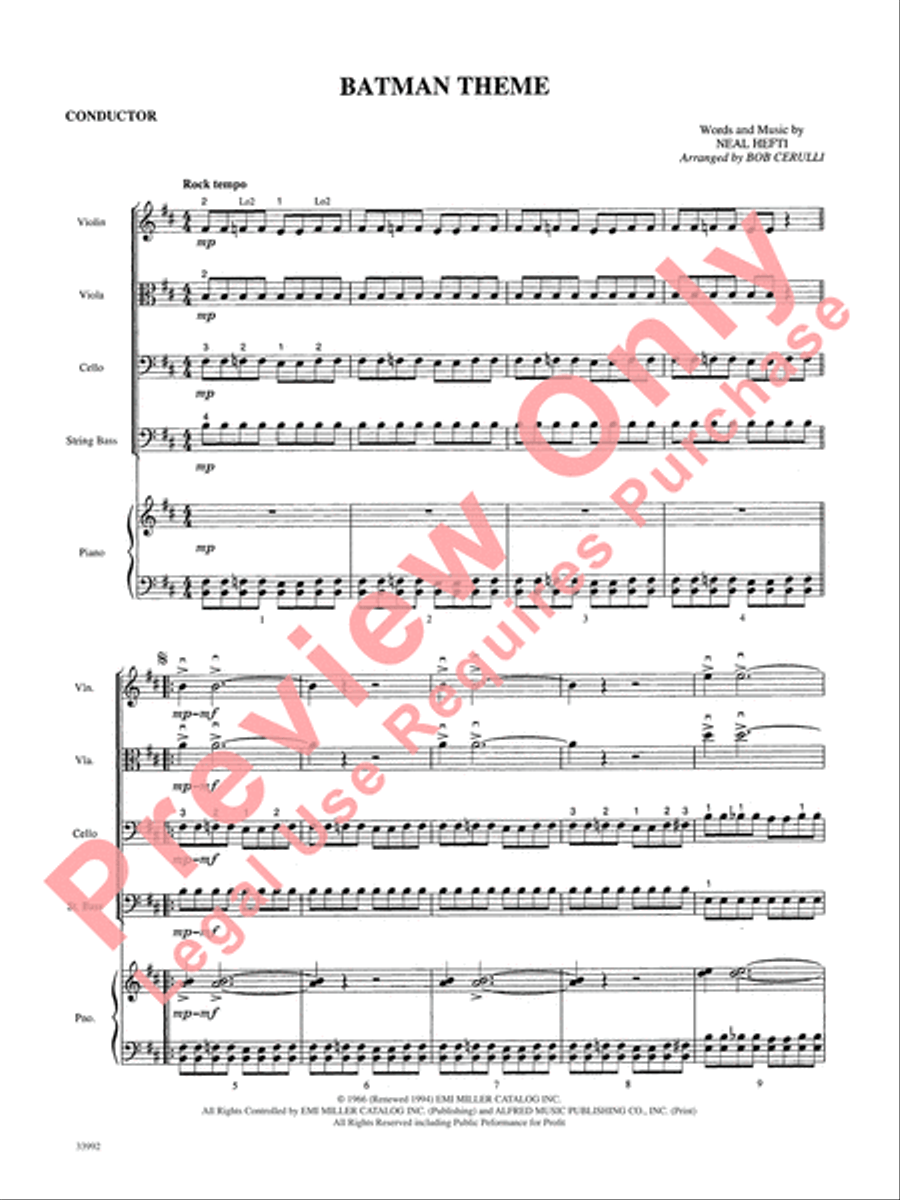 Great Themes from TV and Movies String Orchestra scores gallery preview page 4