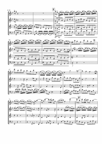 Handel - Water Music Suite No. I (Full) for Woodwind Quartet