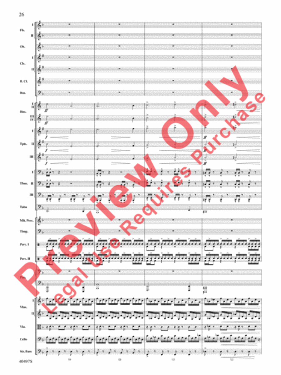 Batman: The Dark Knight Rises Full Orchestra scores gallery preview page 27