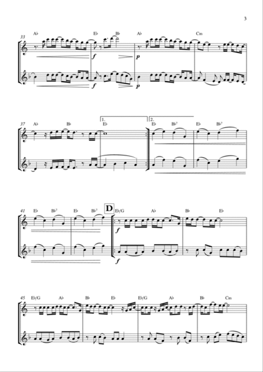 Goodness Of God Woodwind Duet scores gallery preview page 3