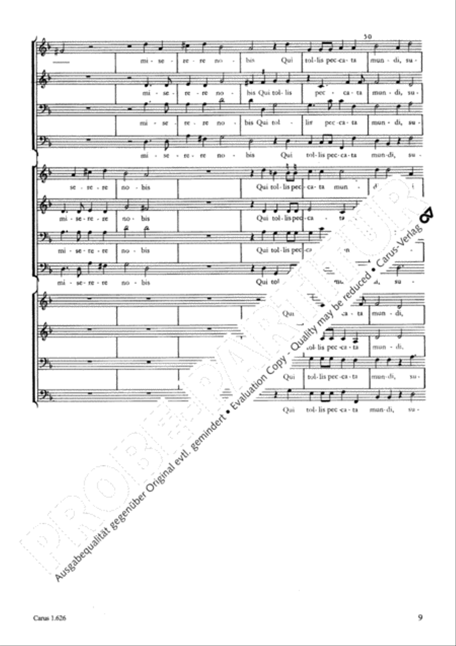 Gloria 4-Part scores gallery preview page 10
