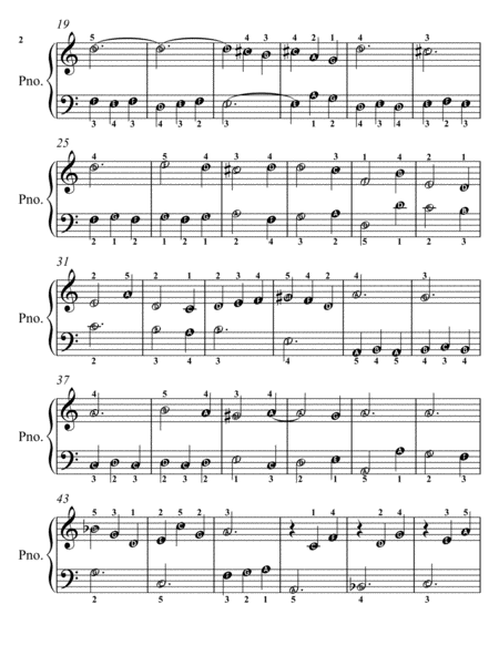 Prelude Number 1.5 Magnificat Primi Toni Easy Piano Sheet Music