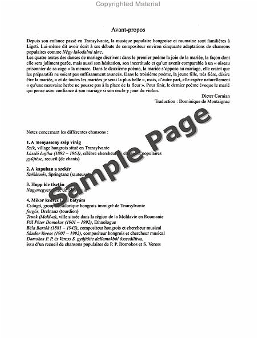 Four Wedding Dances Four Wedding Dances Choir scores gallery preview page 8