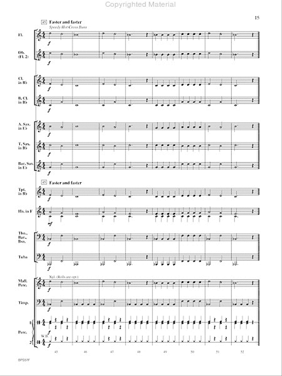Aunt Rhodie's Diet Concert Band scores gallery preview page 16