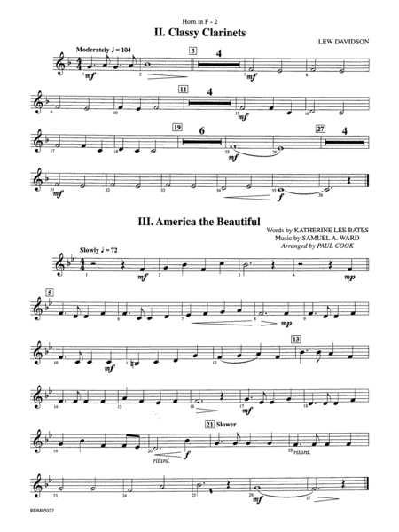 Belwin Beginning Band Kit #1: 1st F Horn