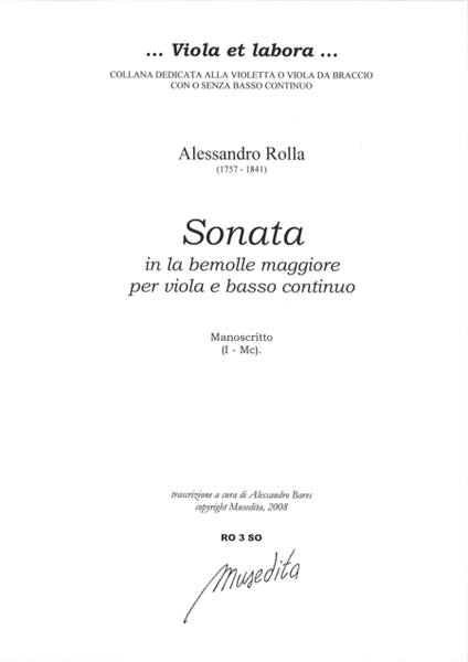 Sonata in la bemolle maggiore (Ms, I-Mc)