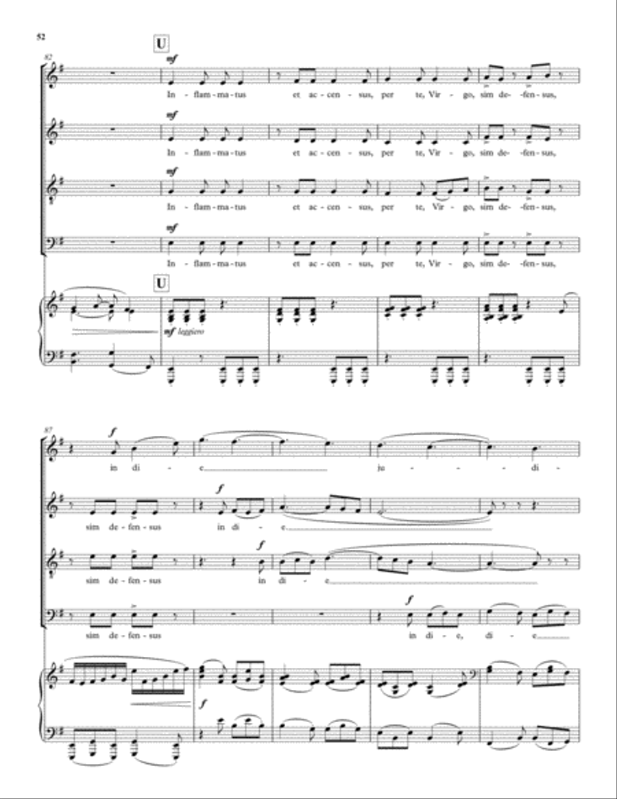 Stabat Mater Stabat Mater 4-Part scores gallery preview page 6