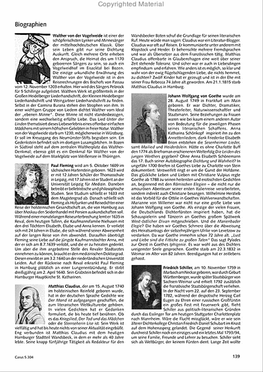 Schindler: Rosenzeit. Ein Liederzyklus uber die Liebe. Chansons fur Singstimme und Klavier Piano scores gallery preview page 140
