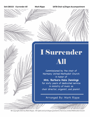 I Surrender All (StA C00153)
