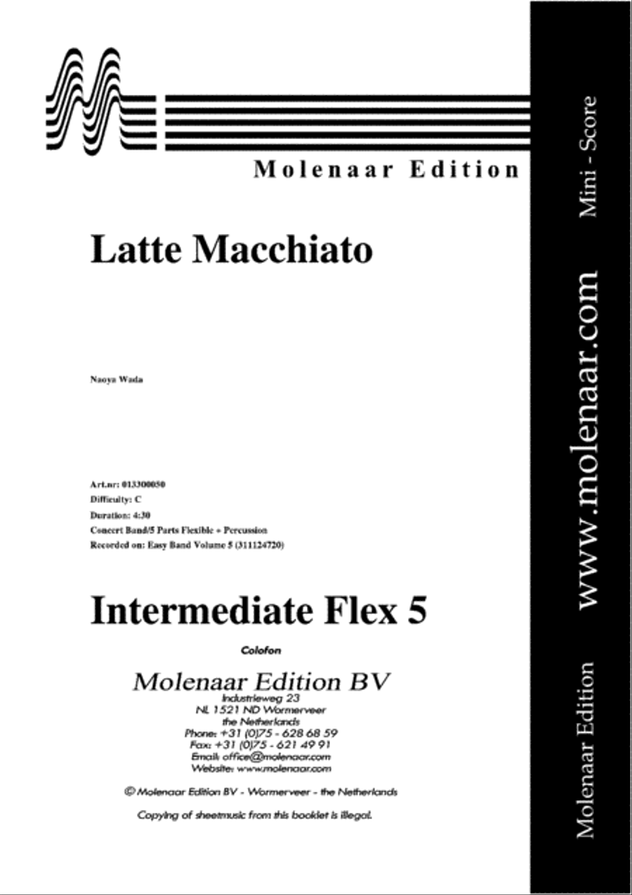Latte Macchiato Concert Band scores gallery preview page 2