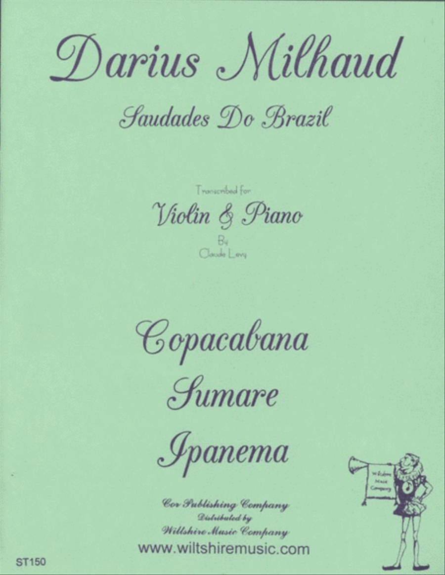 Saudades do Brazil Violin Solo scores gallery preview page 1