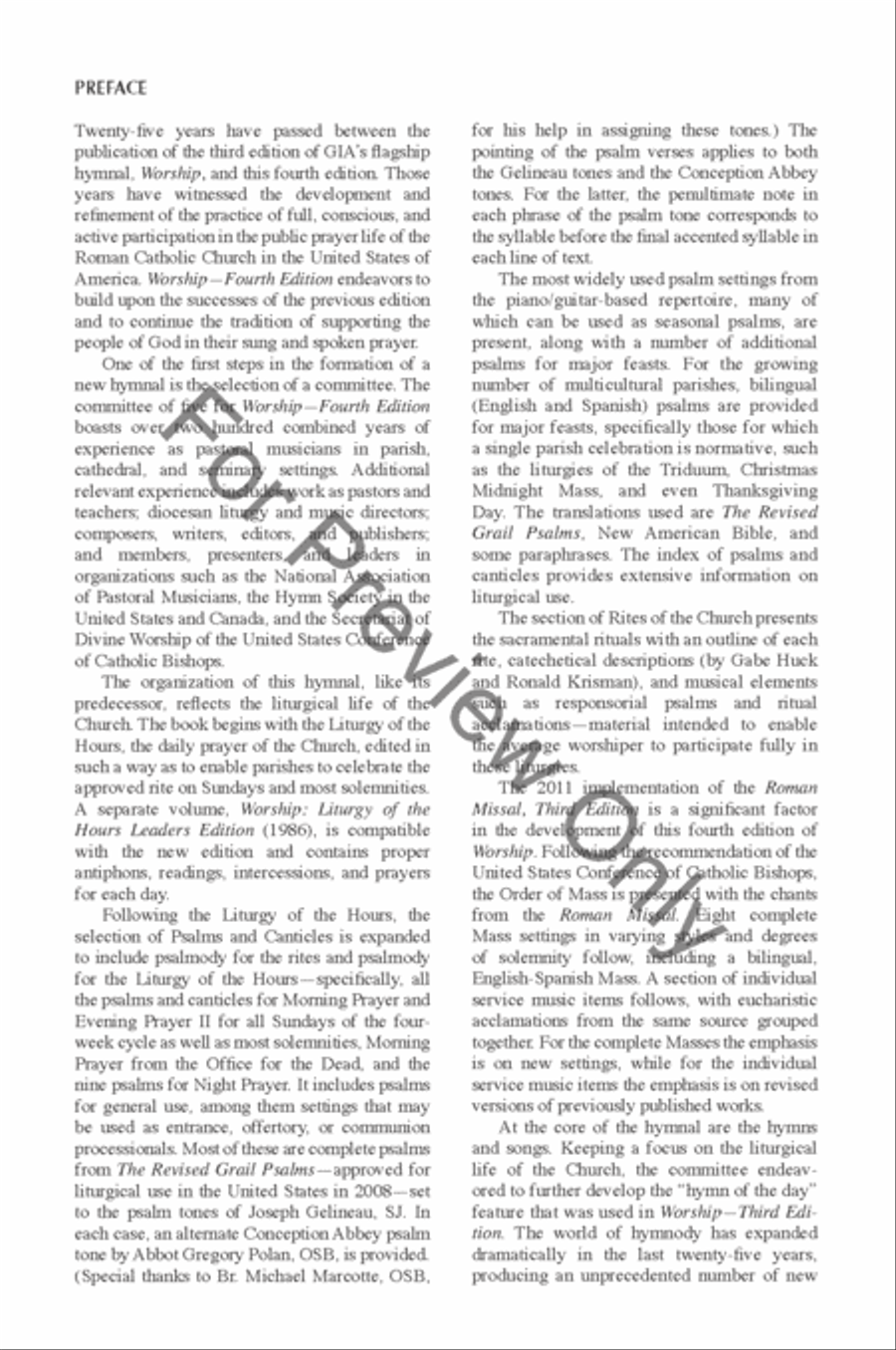 Worship, Fourth Edition - Pew without Readings Choir scores gallery preview page 4