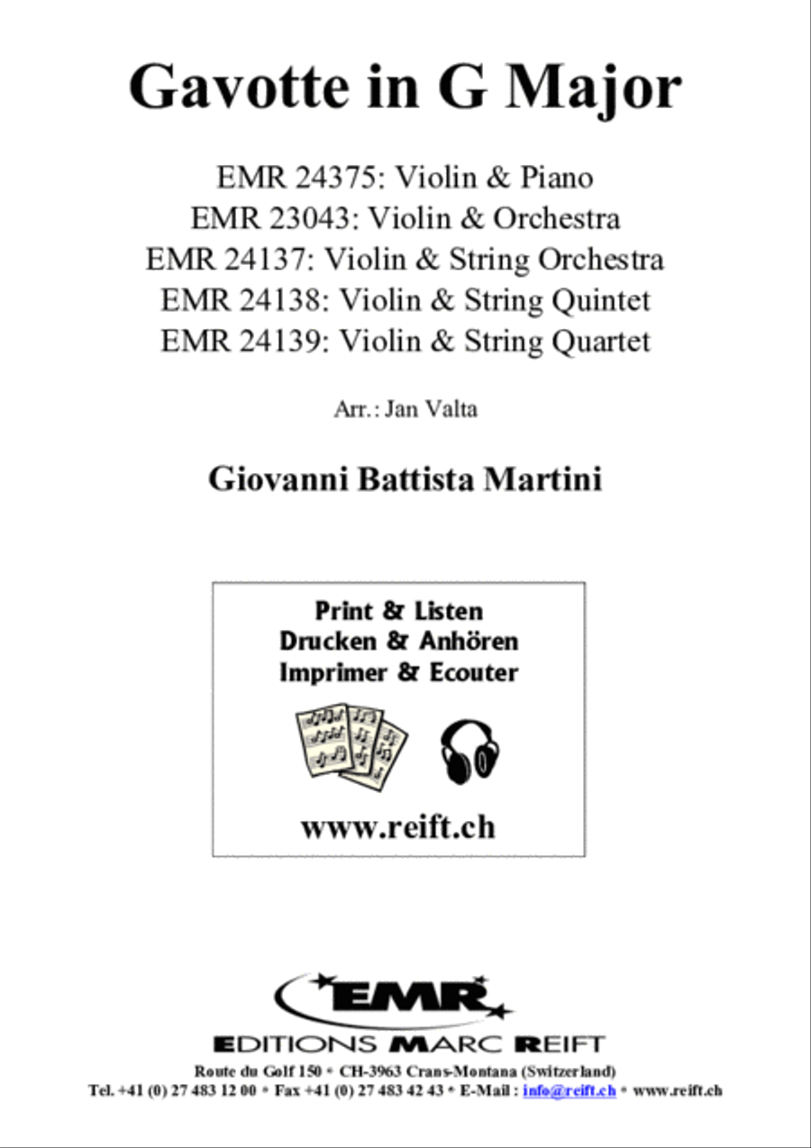 Gavotte in G Major Gavotte in G Major Violin Solo scores gallery preview page 2