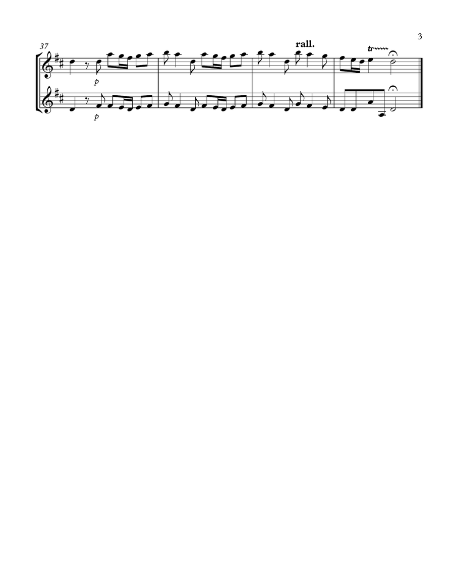 The Four Seasons (Spring): Clarinet & Bass Clarinet Woodwind Ensemble scores gallery preview page 3