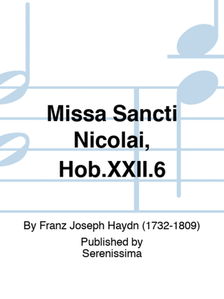 Missa Sancti Nicolai, Hob.XXII.6