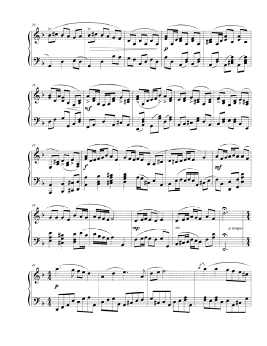My Beloved Piano Solo scores gallery preview page 2