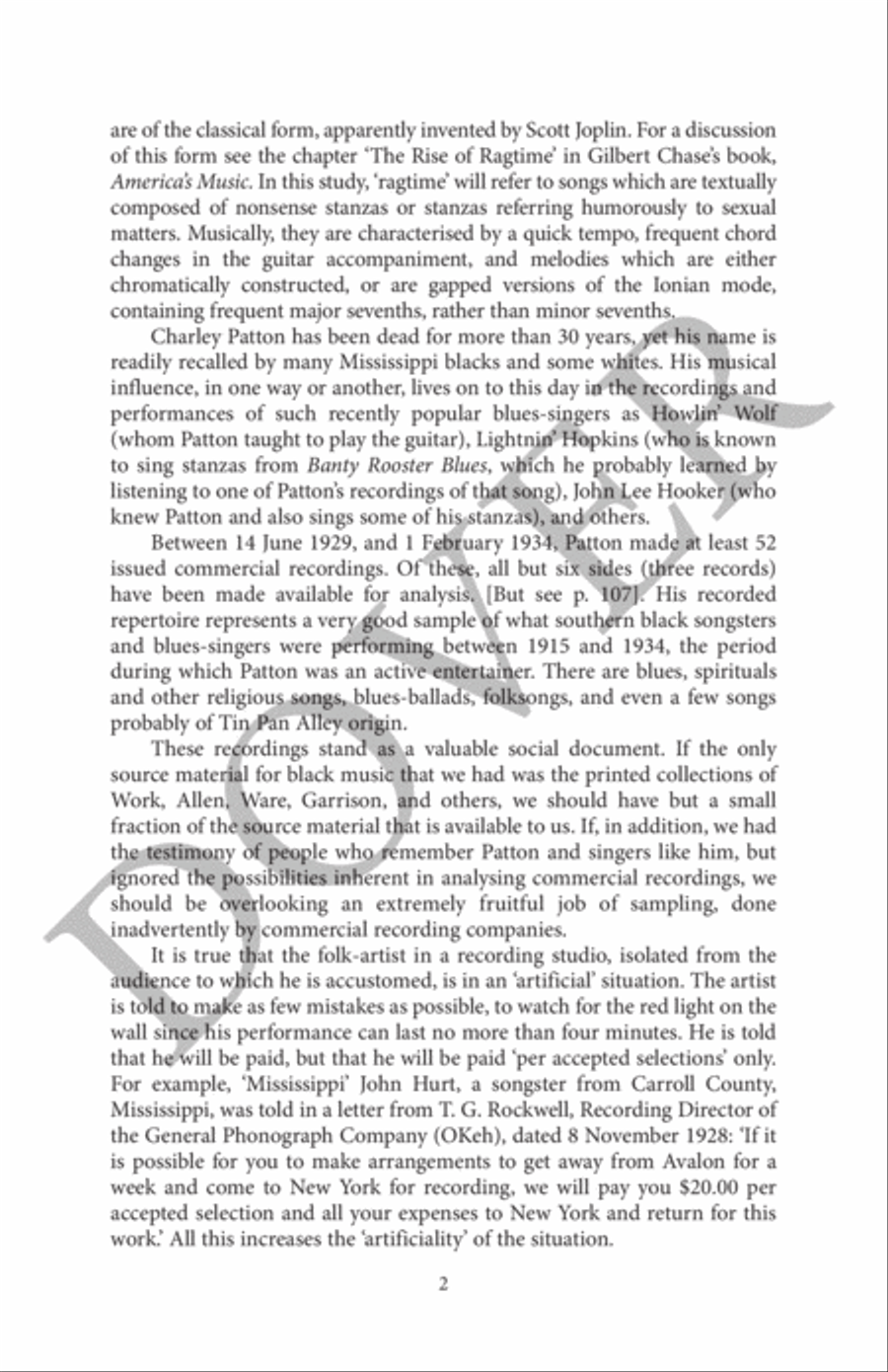 Charley Patton -- Expanded Edition Collection / Songbook scores gallery preview page 4