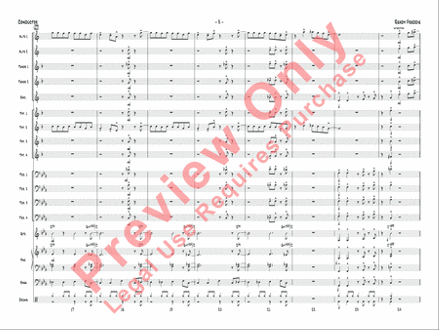 Ready Freddie Ready Freddie Jazz Ensemble scores gallery preview page 6