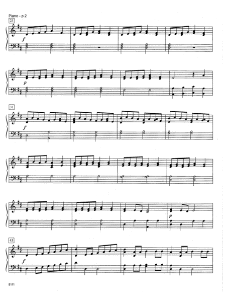 Allegro From "Concerto For Two Trumpets" - Piano Accompaniment