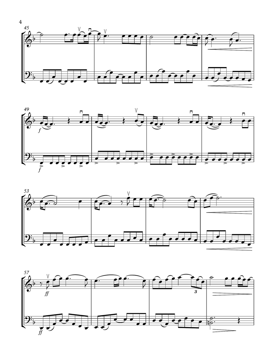 Never Break String Duet scores gallery preview page 4