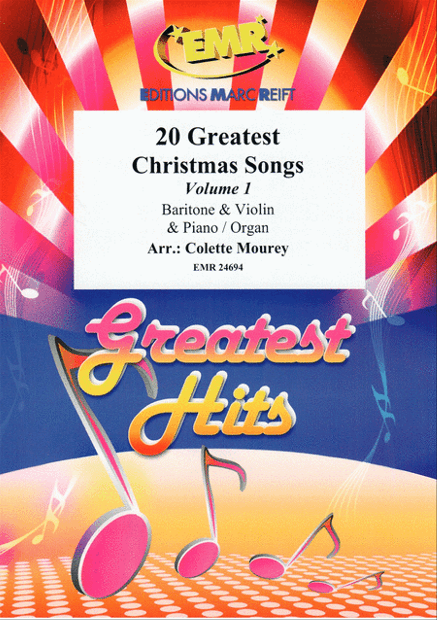 20 Greatest Christmas Songs Vol. 1 Baritone Voice scores gallery preview page 1