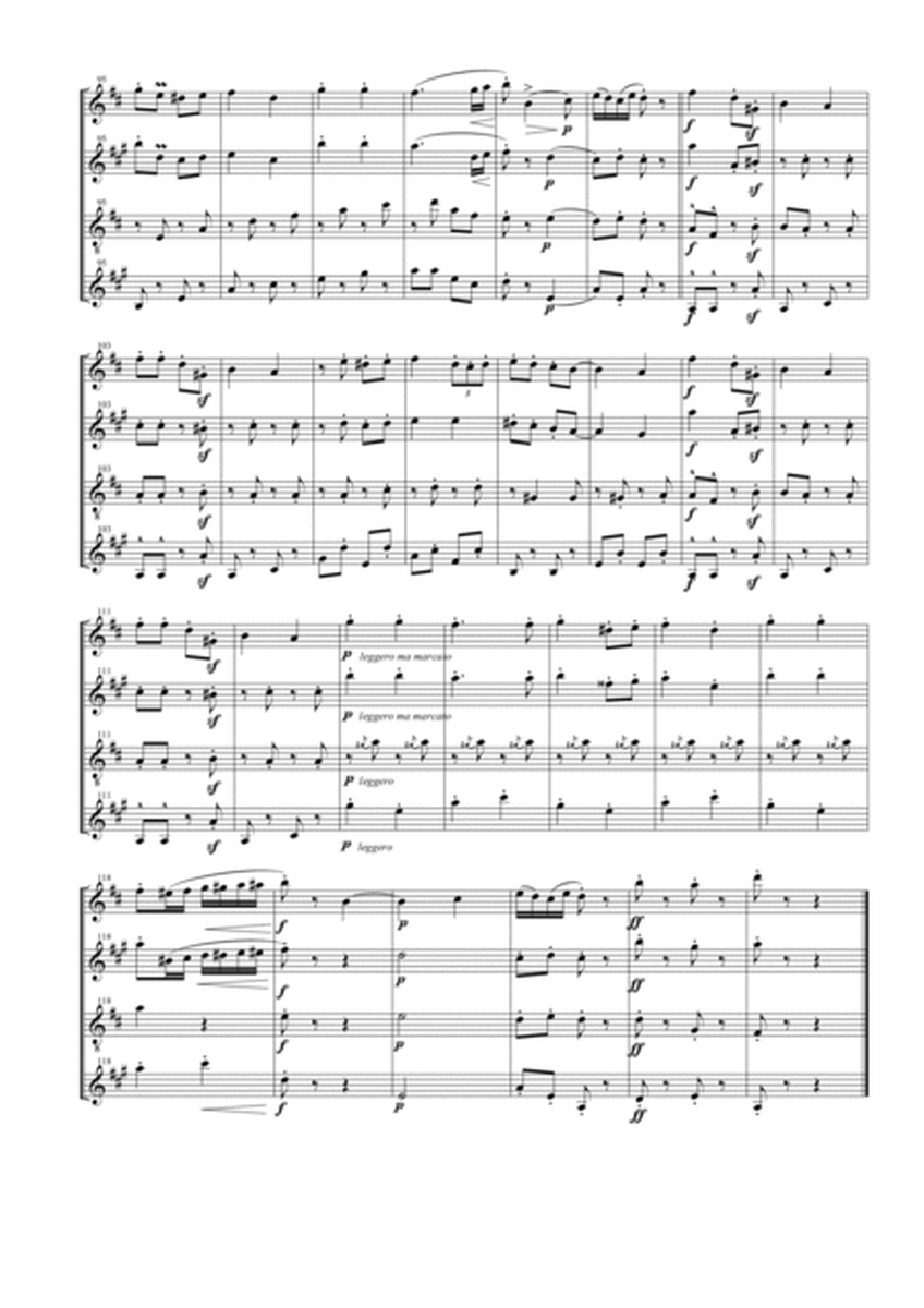 Hungarian Dance No. 6 for Saxophone Quartet (SATB) image number null