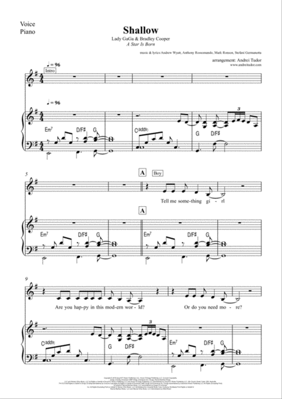 Shallow Voice scores gallery preview page 2