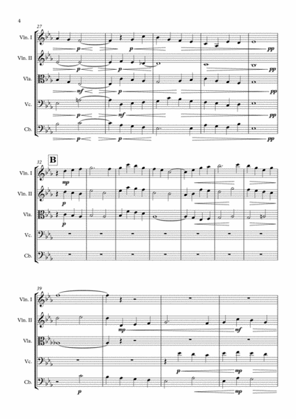 Brassed Off "Danny Boy (Londonderry Air)" String Quintet arr. Adrian Wagner image number null