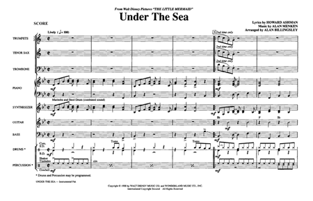 Under The Sea (arr. Alan Billingsley) - Full Score