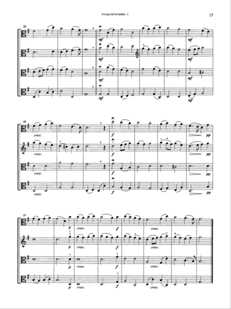 More Festive Strings for Ensemble Collection / Songbook scores gallery preview page 13