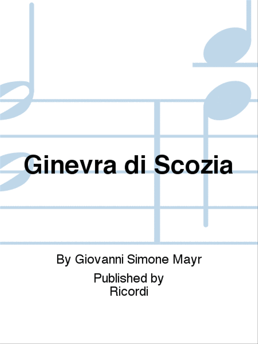 Ginevra di Scozia Critical Reports scores gallery preview page 1