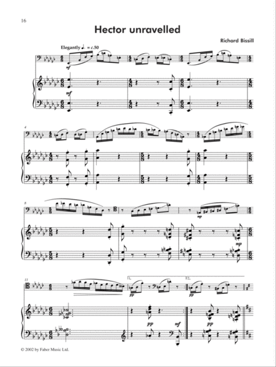 Unbeaten Tracks for Bassoon Bassoon Solo scores gallery preview page 4