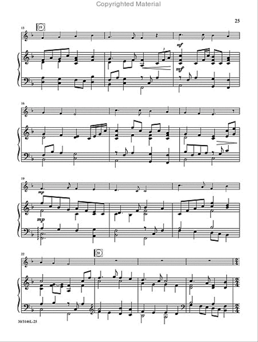 Christmas Winds Clarinet scores gallery preview page 17