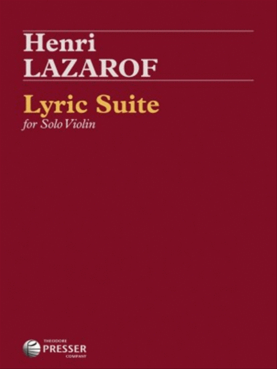Lyric Suite Chamber Music scores gallery preview page 1