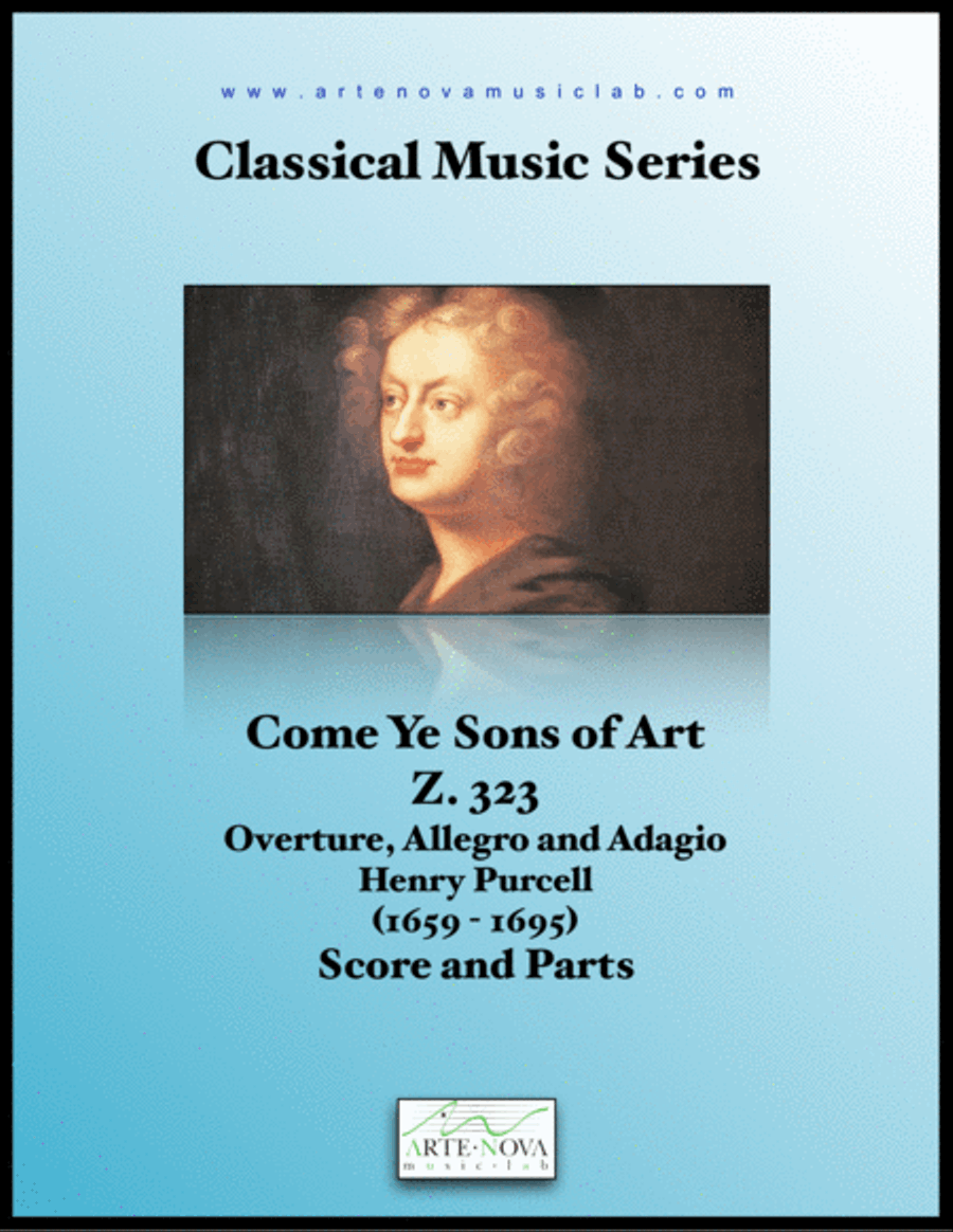 Come Ye Sons of Art - Overture, Allegro and Adagio Chamber Orchestra scores gallery preview page 1