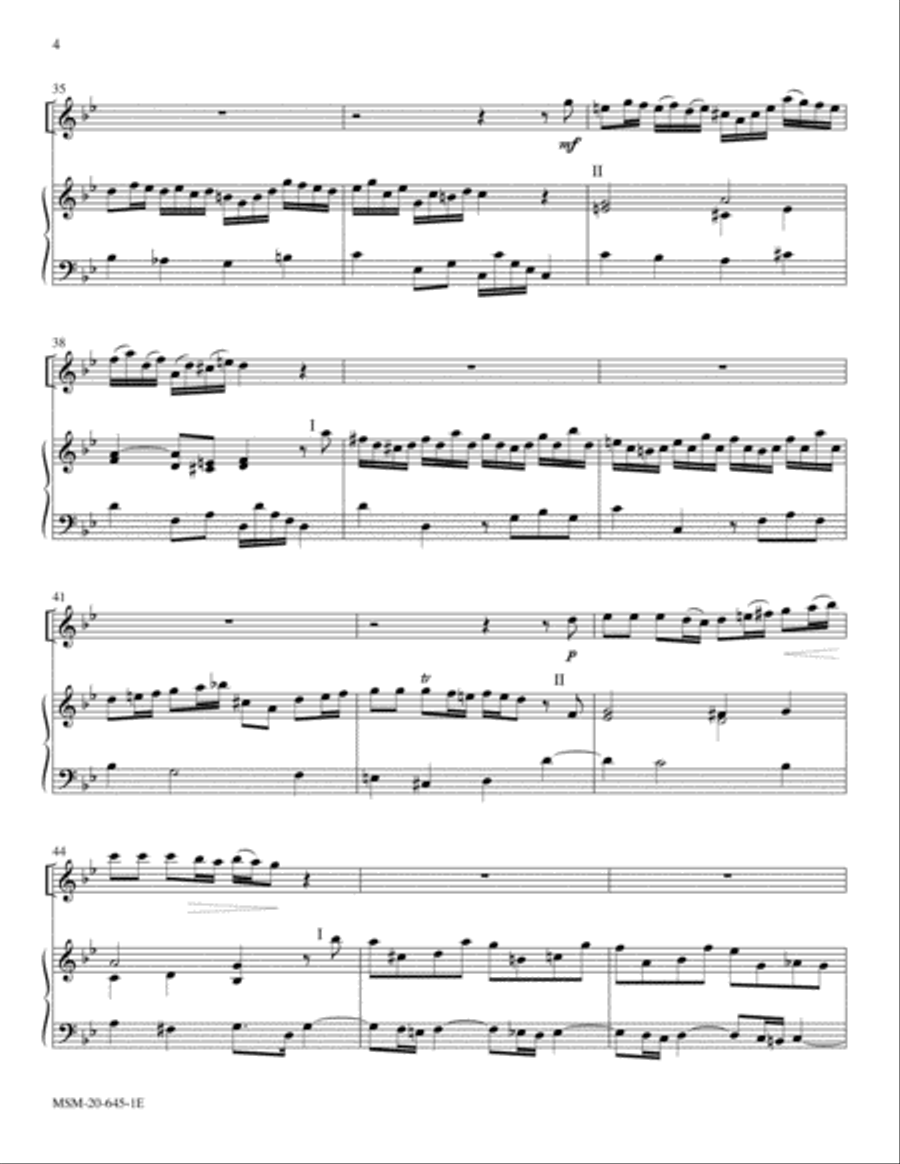 Cornet Voluntary Clarinet scores gallery preview page 4