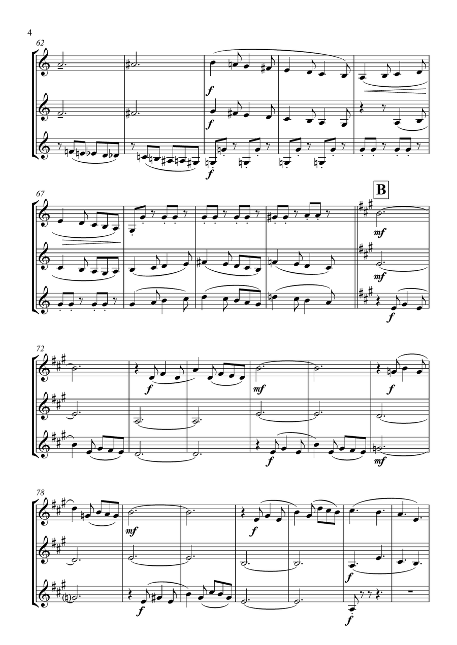The Witches Frolic Clarinet Trio scores gallery preview page 5