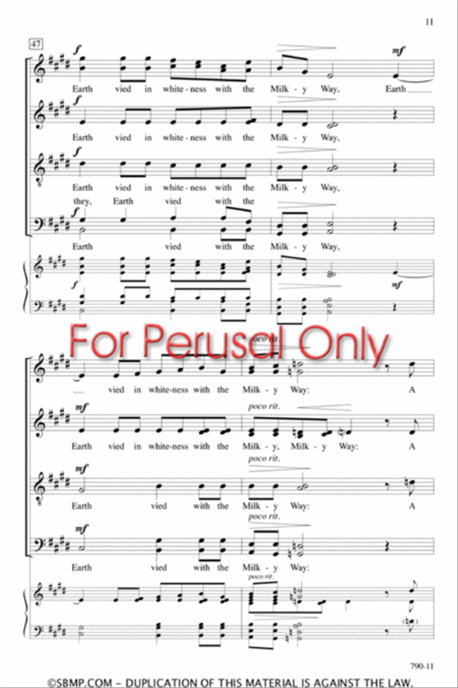 A Winter Landscape - SATB divisi Octavo Divisi scores gallery preview page 10